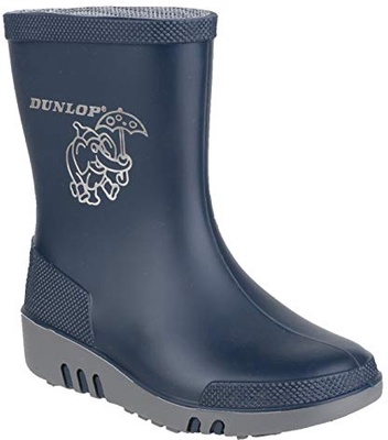 Bota Agua Ni�os Mini Dunlop Azul/gris Talla 24